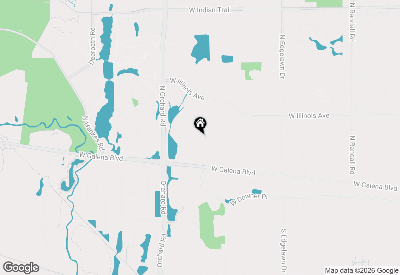 Map of (Address confidential), Aurora, Illinois 60506