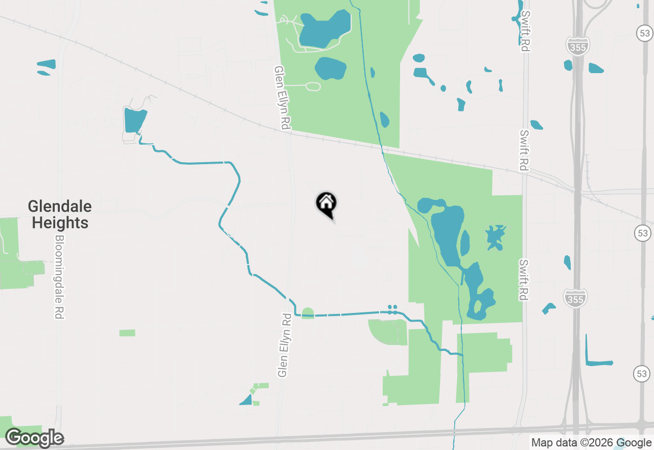 Map of 1557 Jill Court #104, Glendale Heights, IL 60139