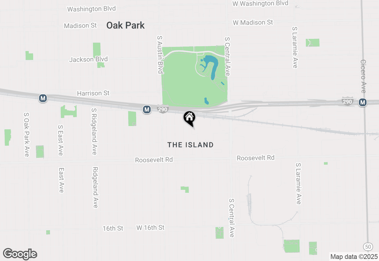 Map of 1017 S Monitor Avenue, Chicago, IL 60644