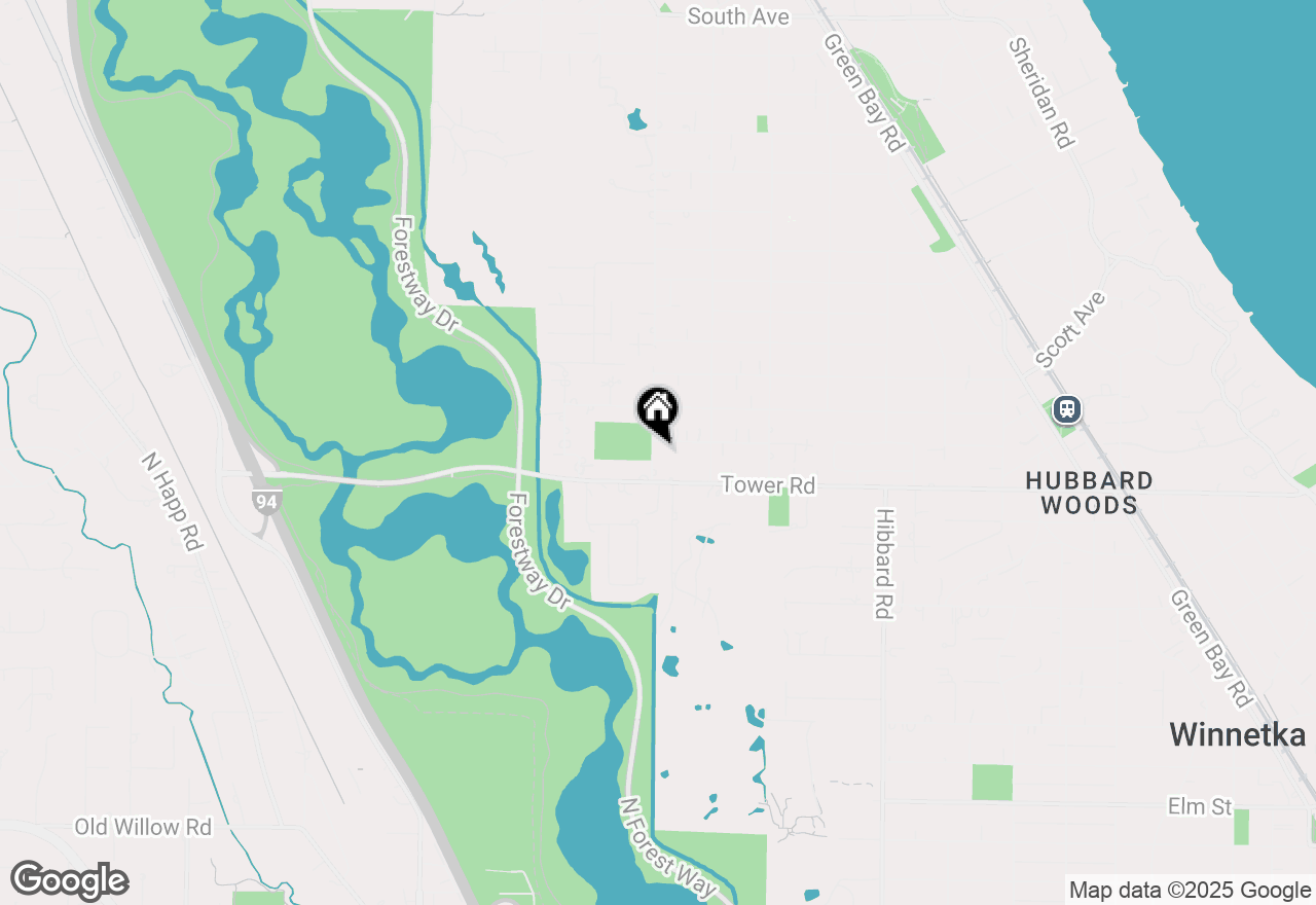 Map of 1522 Edgewood Lane, Winnetka, IL 60093