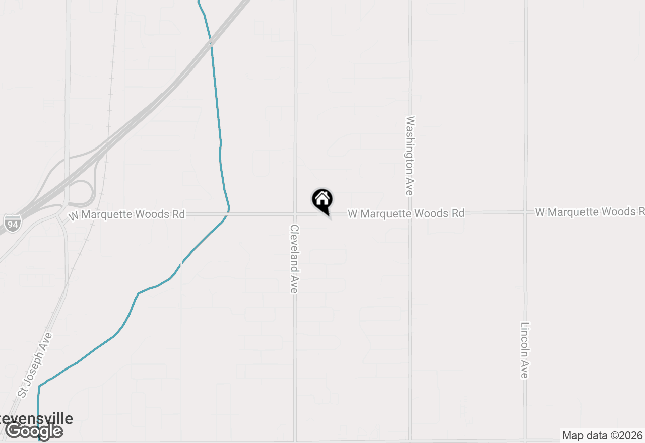 Map of 1595 Alex Path, Stevensville, MI 49127