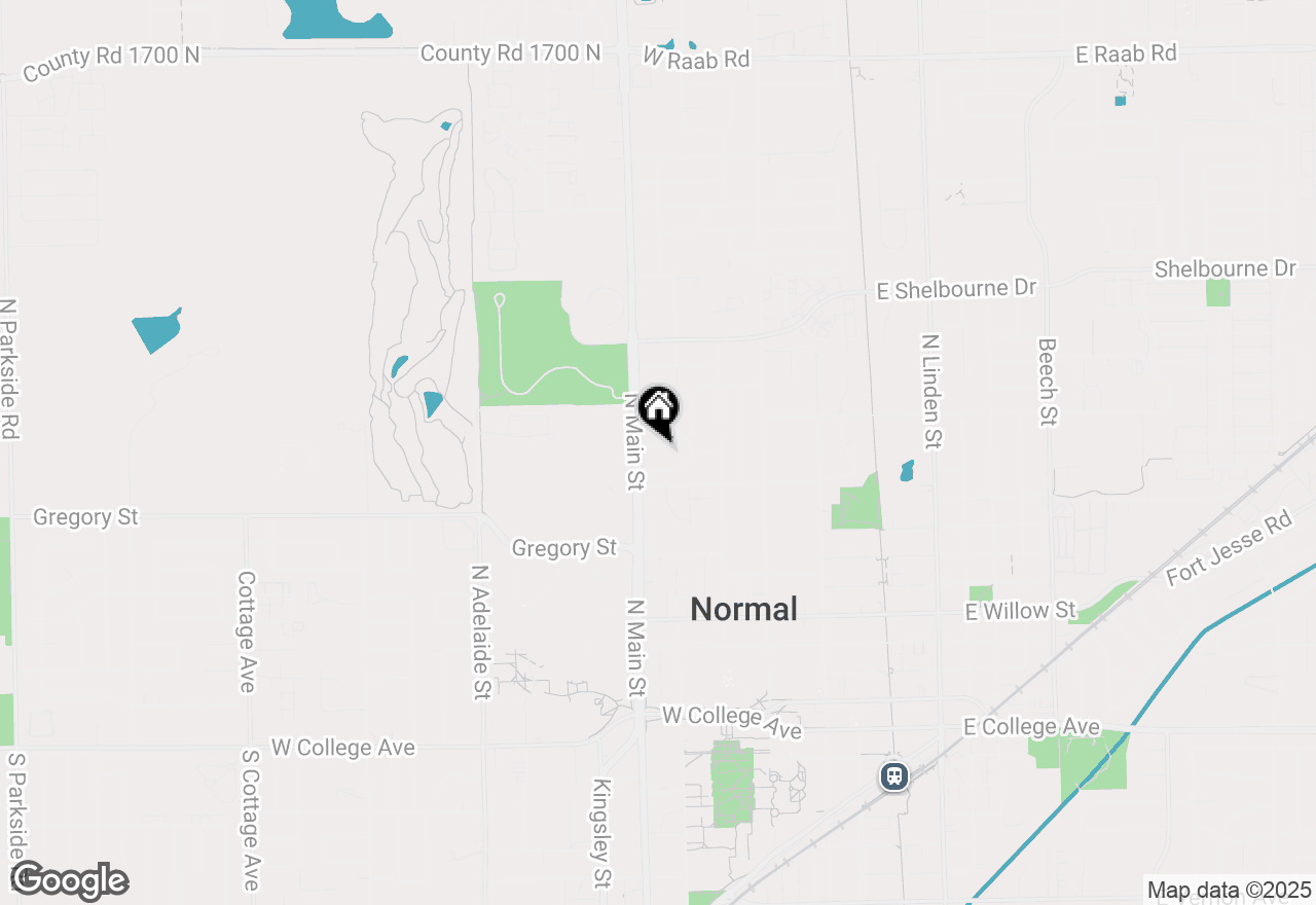 Map of 507 Manchester Road, Normal, IL 61761