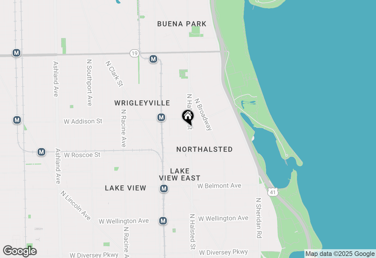 Map of 3524 N Halsted Street, Chicago, IL 60657