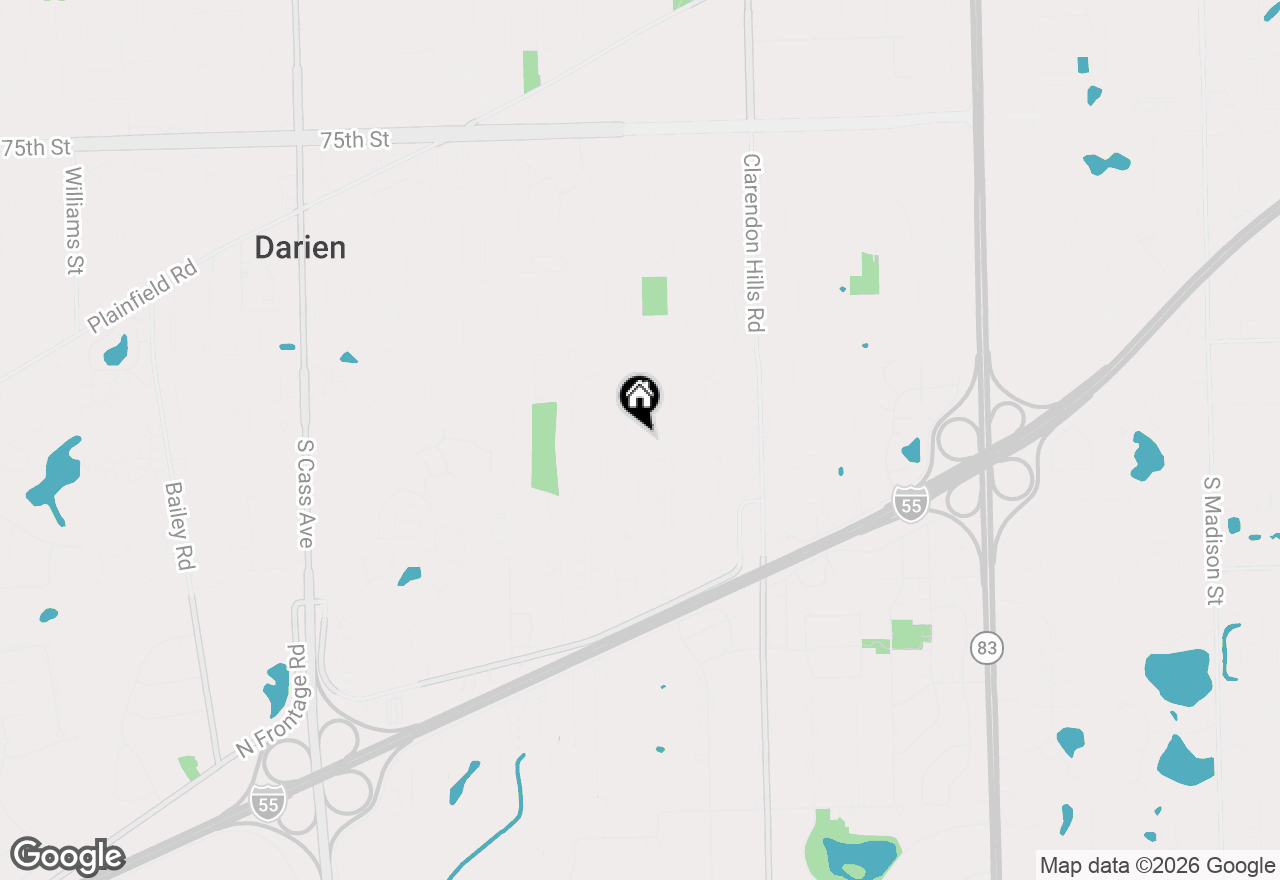 Map of 8017 Sawyer Road, Darien, IL 60561