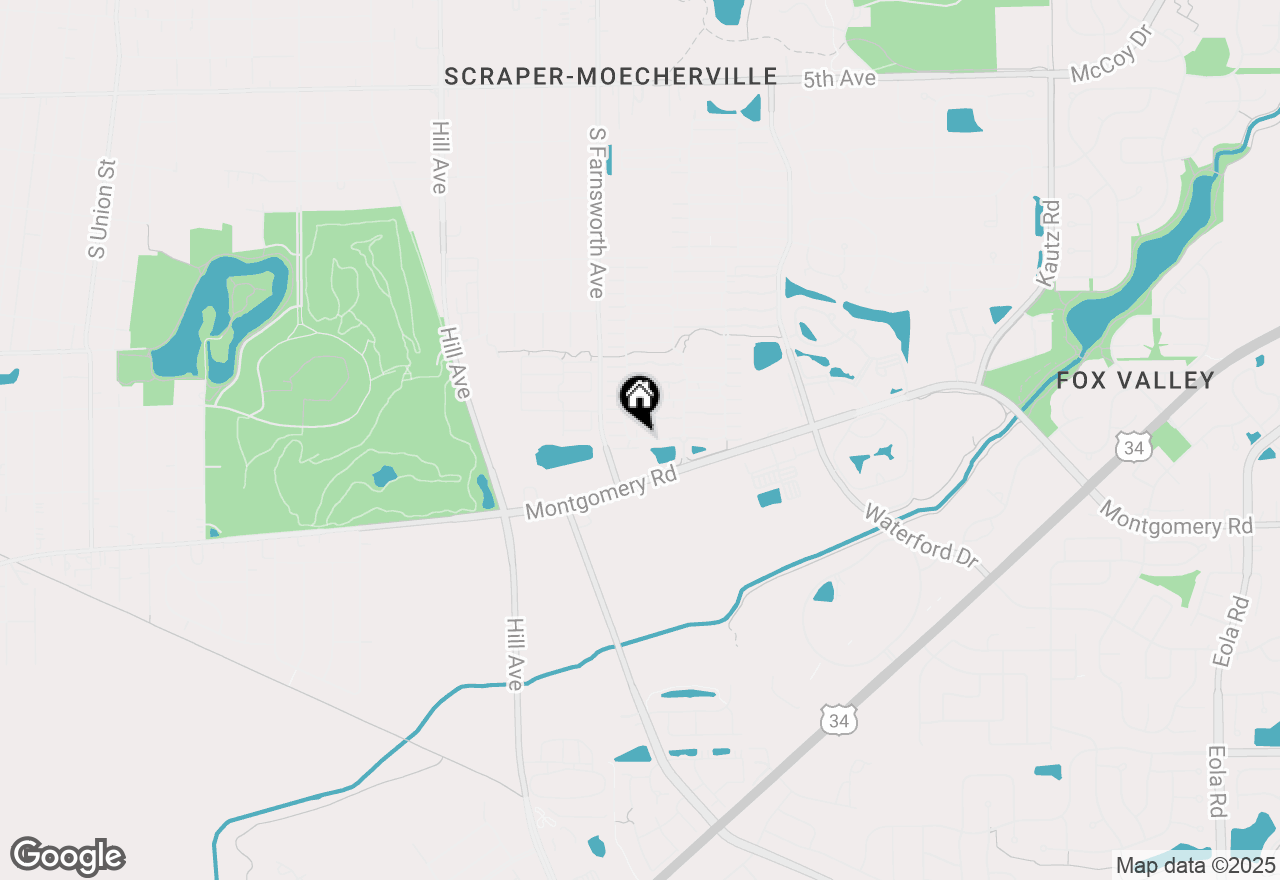Map of 1093 Symphony Drive #1093, Aurora, IL 60504