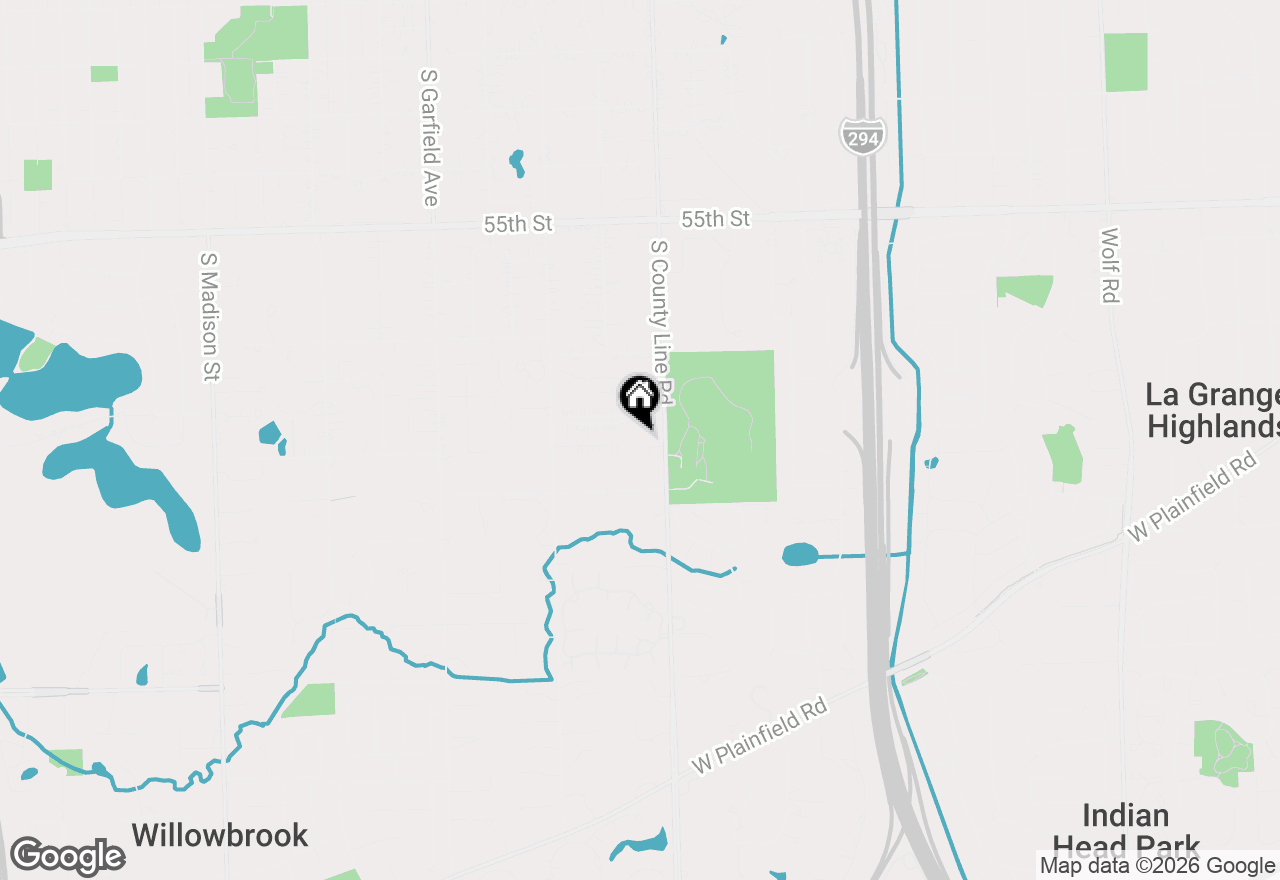 Map of 431 Woodland Park Court, Hinsdale, IL 60521