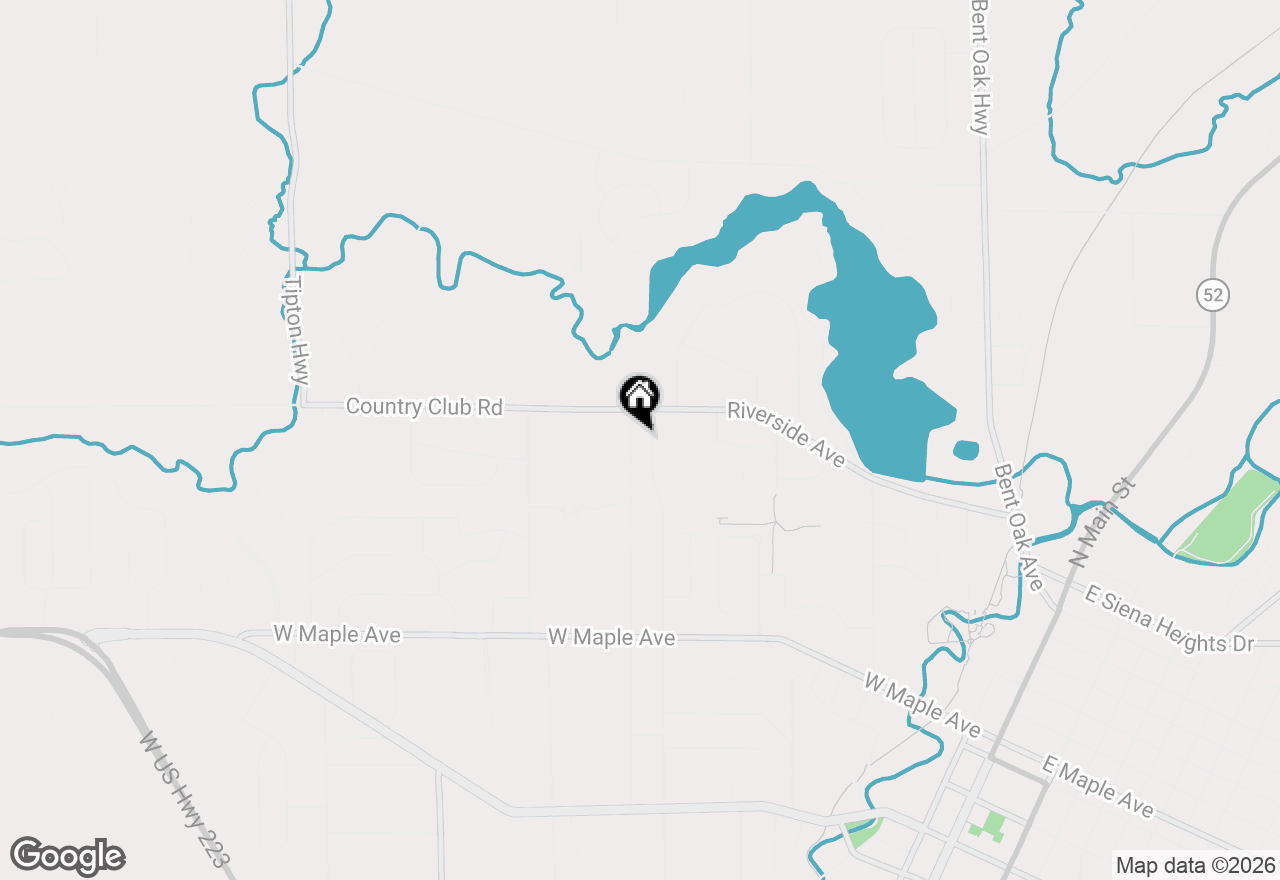 Map of 682 Budlong Street, Adrian, MI 49221