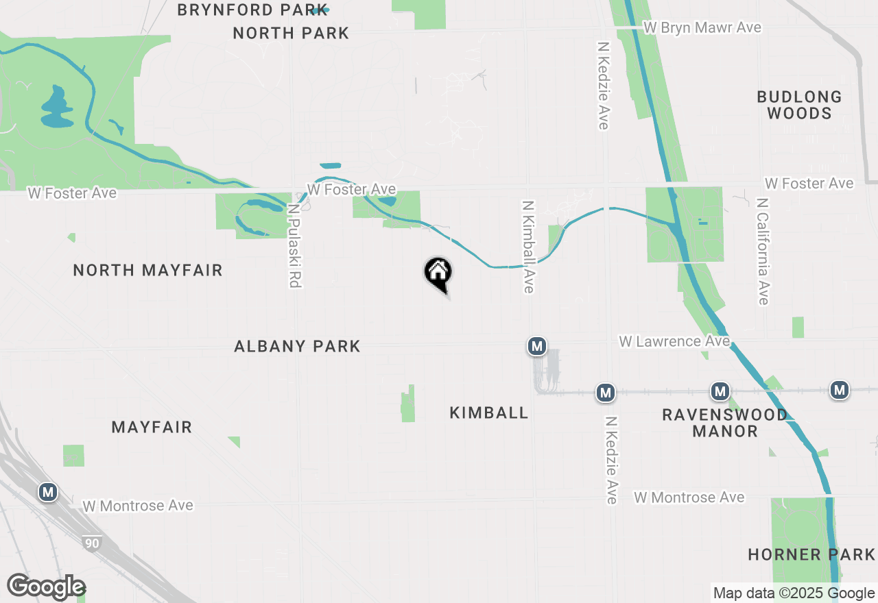 Map of 4903 N Monticello Avenue #3, Chicago, IL 60625