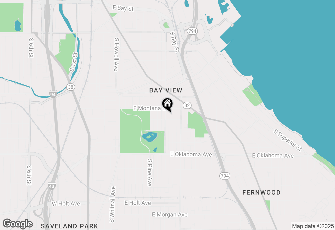 Map of 2832 S Logan Ave #2834, Milwaukee, WI 53207