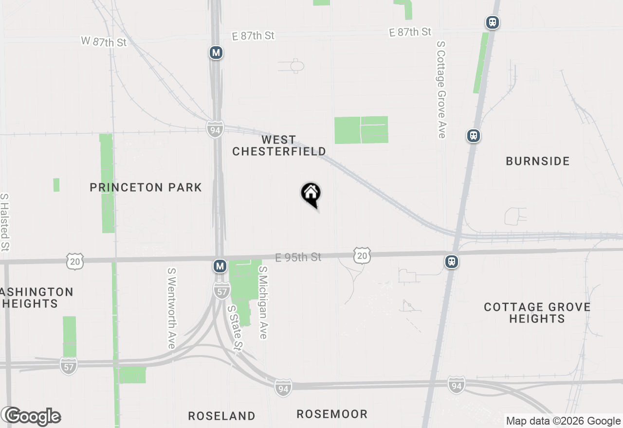 Map of 9329 S Forest Avenue, Chicago, IL 60619