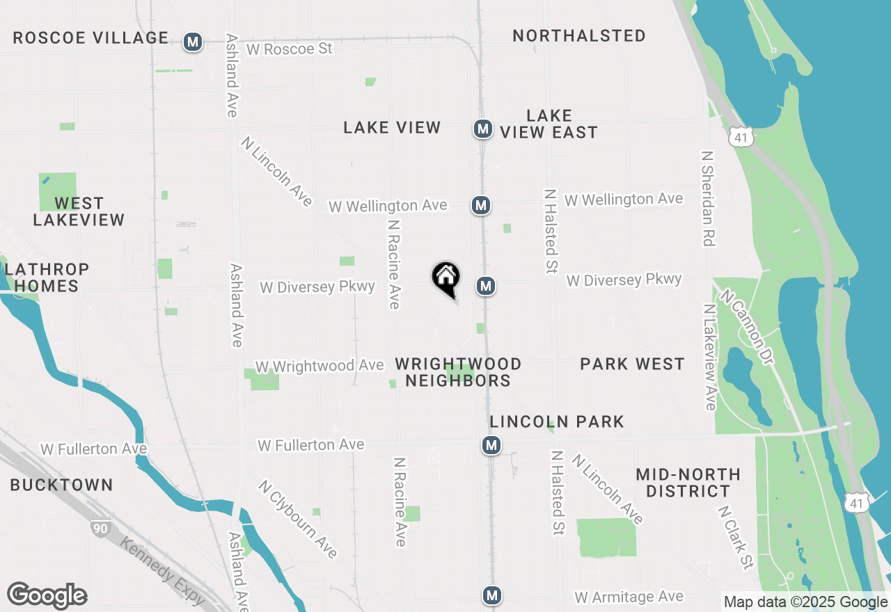 Map of 2733 N Seminary Avenue #1, Chicago, IL 60614