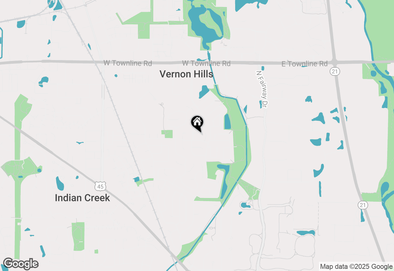 Map of 5 Athens Court, Vernon Hills, IL 60061