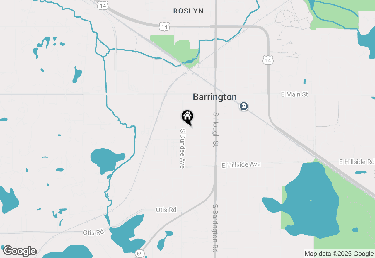 Map of 239 W Russell Street, Barrington, IL 60010
