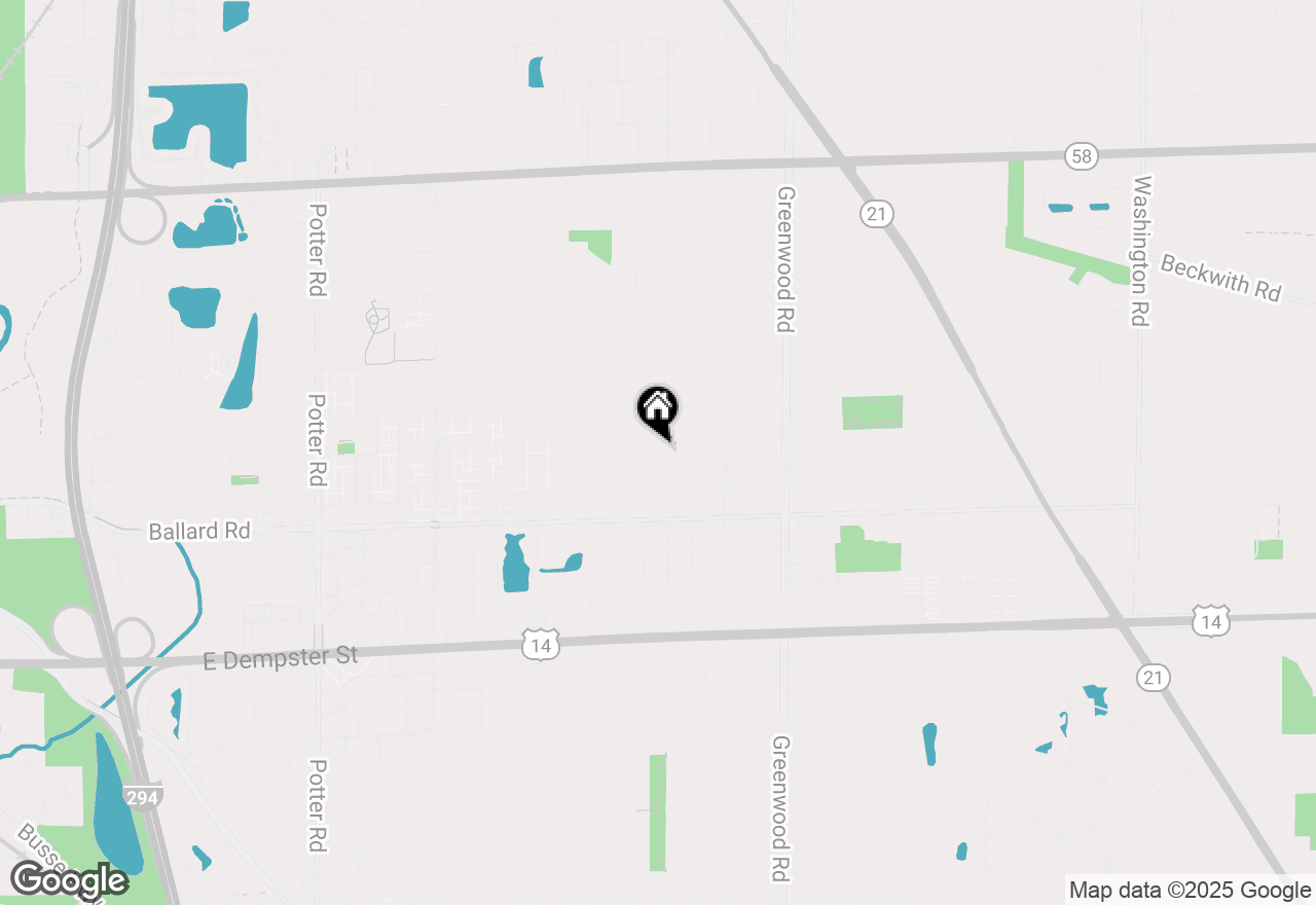 Map of 1500 Davis Street, Park Ridge, IL 60068