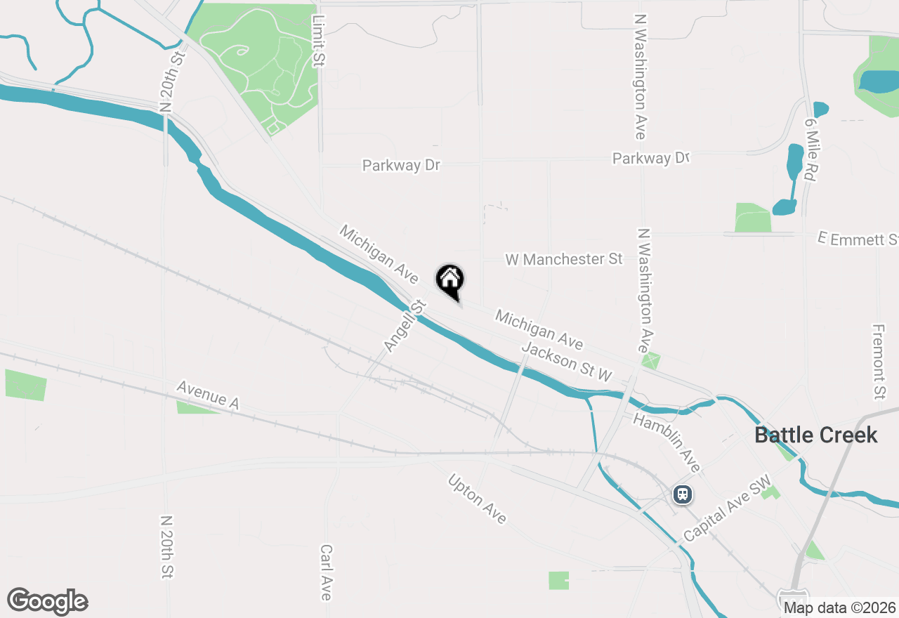 Map of V/L Thorne Street #016, Battle Creek, MI 49037