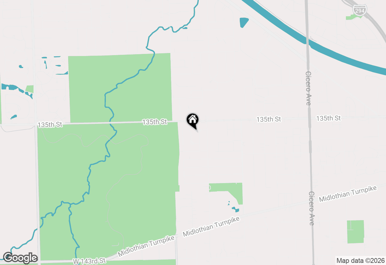 Map of 13533 Short Drive, Crestwood, IL 60418