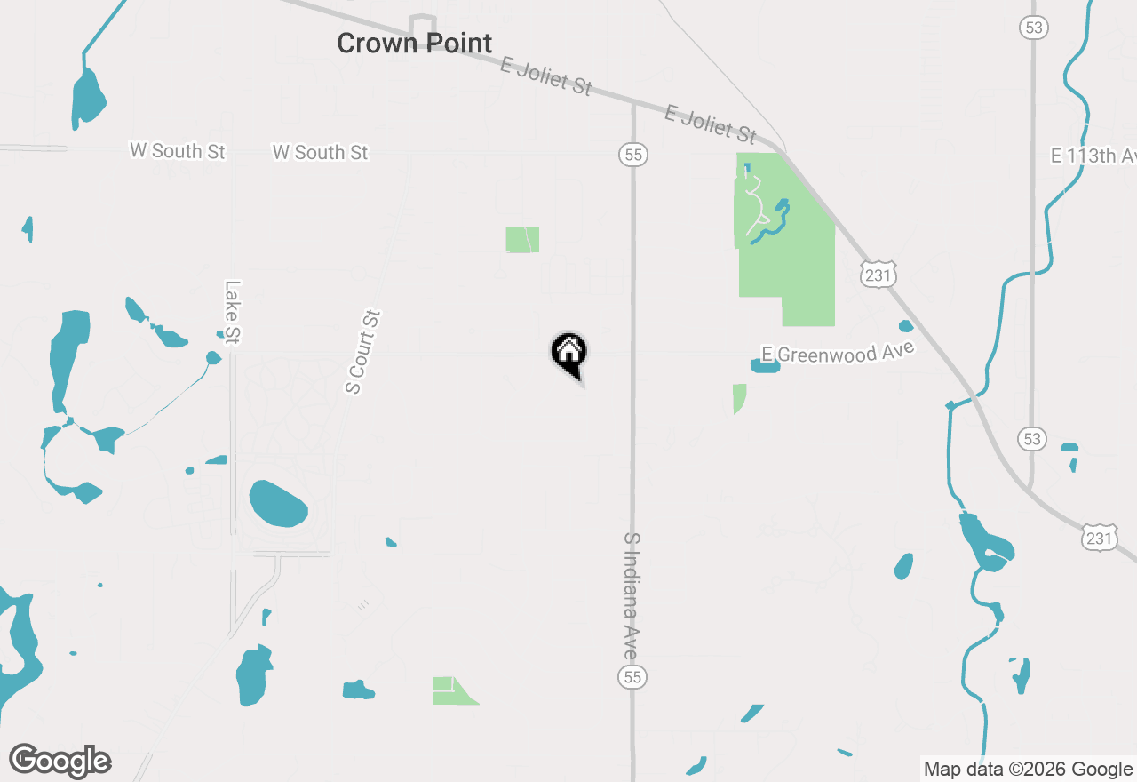 Map of 735 Juliana Court, Crown Point, IN 46307