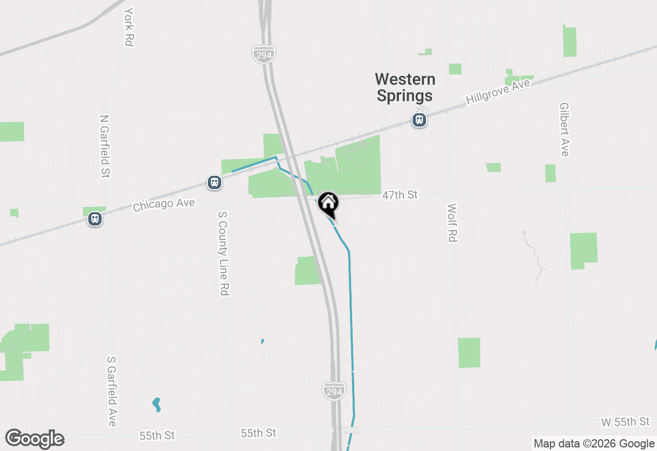 Map of 4937 Commonwealth Avenue, Western Springs, IL 60558