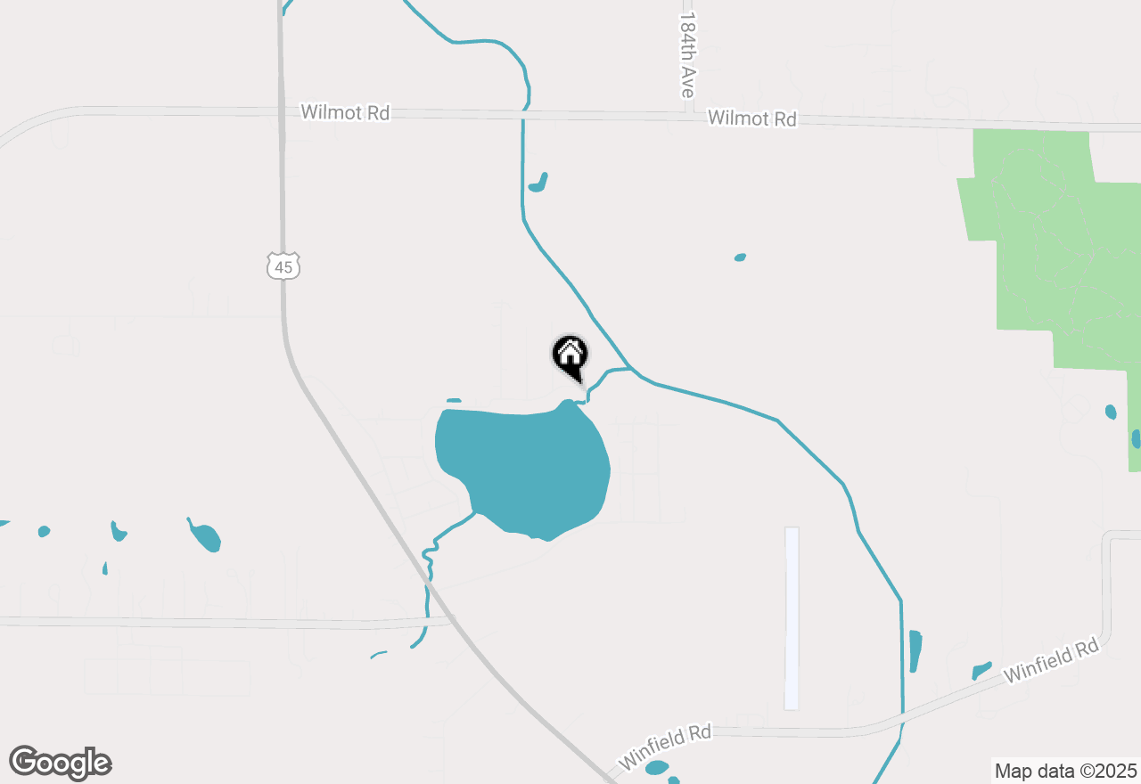 Map of 18911 101st St, Bristol, WI 53104