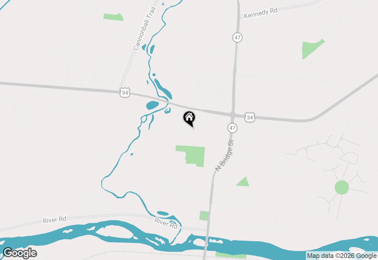 Map of 223 Pleasure Drive, Yorkville, IL 60560