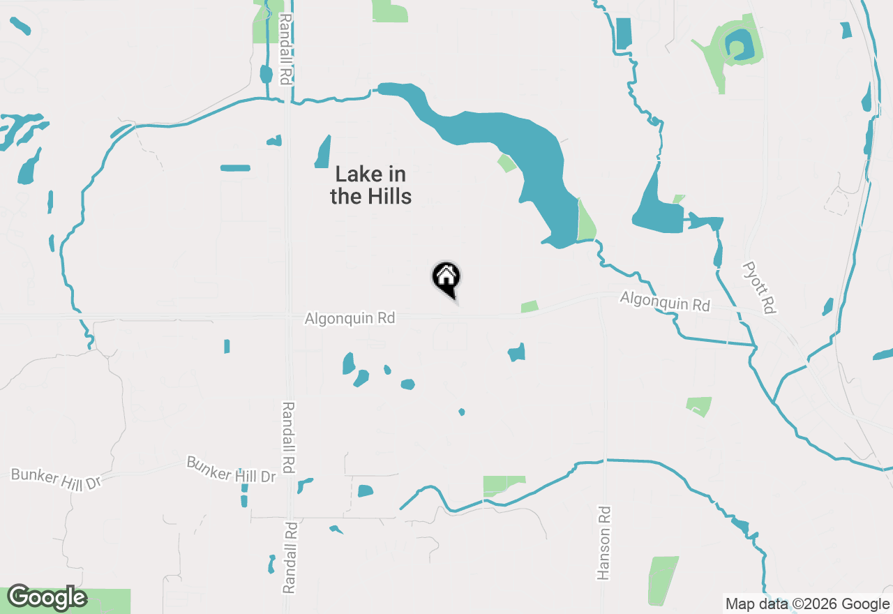 Map of 4 Cedar Ridge Drive, Lake In The Hills, IL 60156