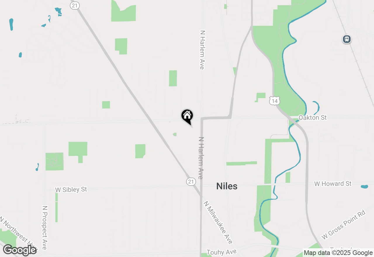 Map of 7929 N Octavia Avenue, Niles, IL 60714