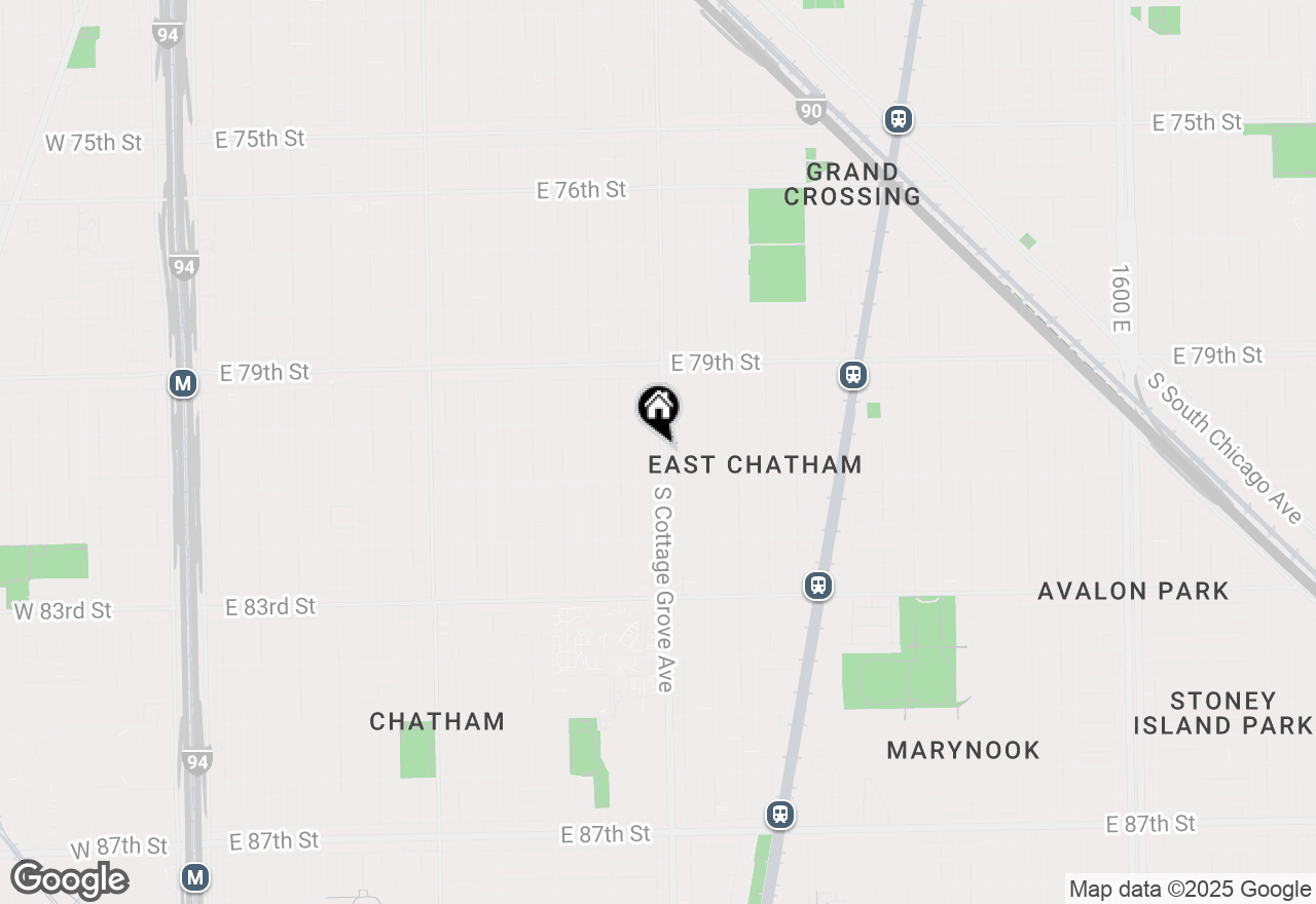 Map of 8030 S Cottage Grove Avenue, Chicago, IL 60619