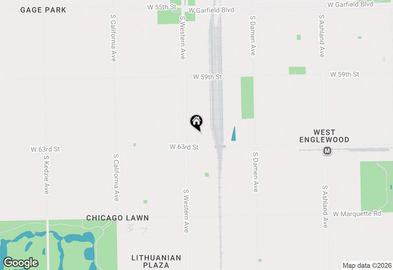Map of 6217 S Claremont Avenue, Chicago, IL 60636