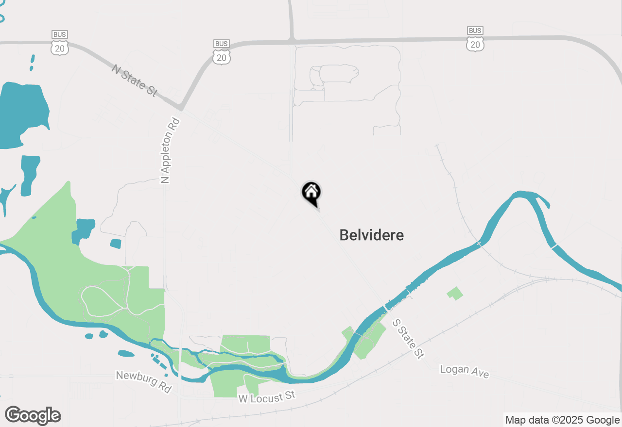 Map of 818 N State Street, Belvidere, IL 61008