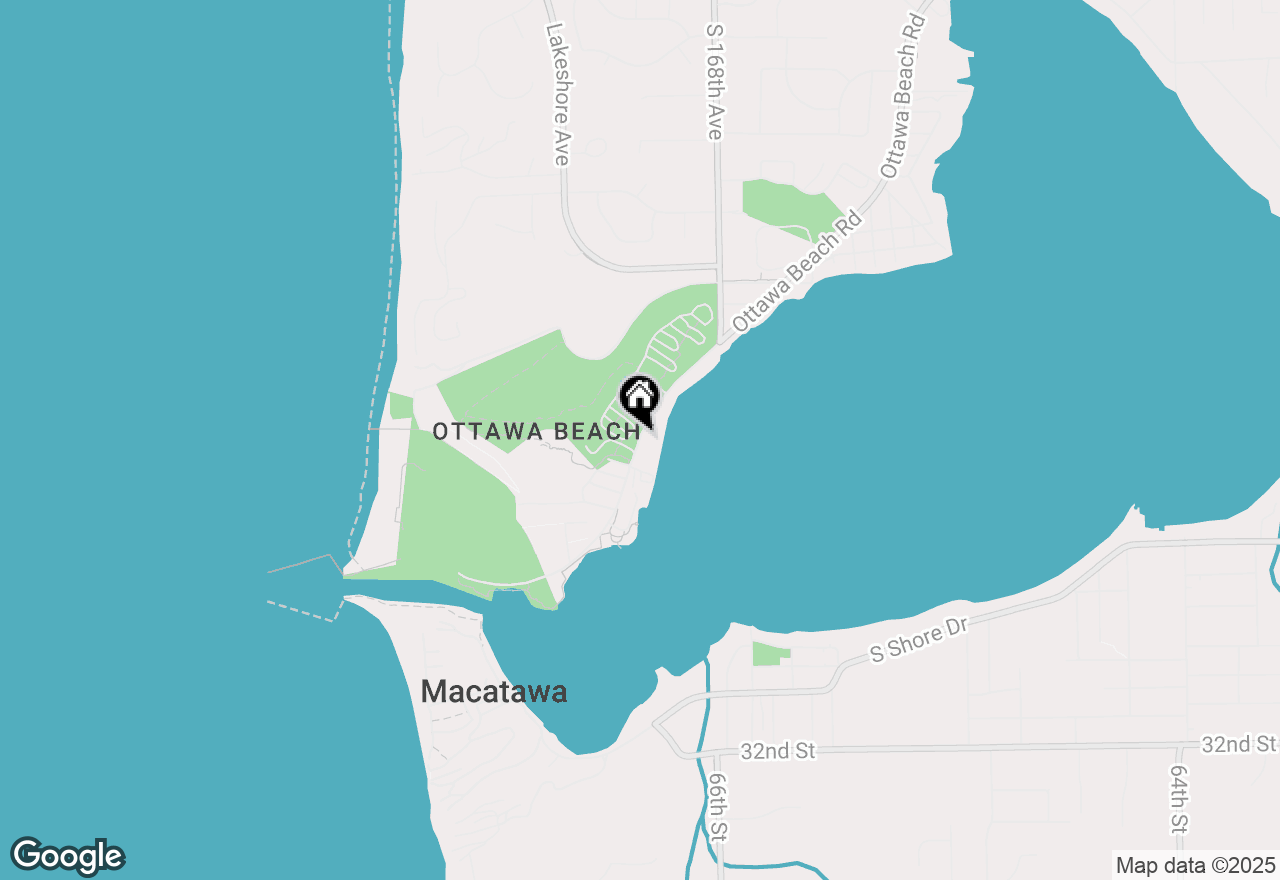 Map of 2222 Ottawa Beach Road, Holland, MI 49424