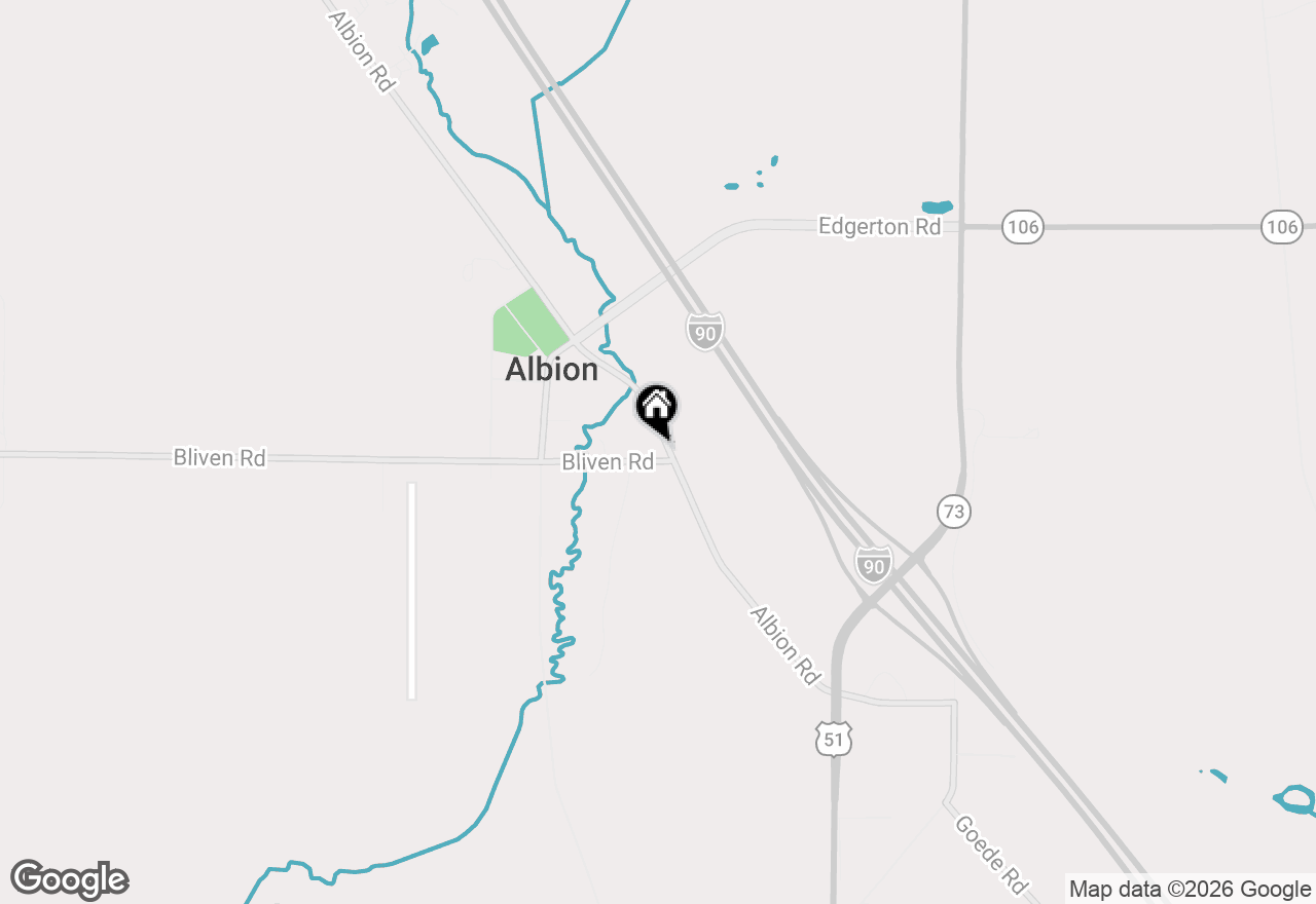 Map of 688 Bliven Road, Edgerton, WI 53534