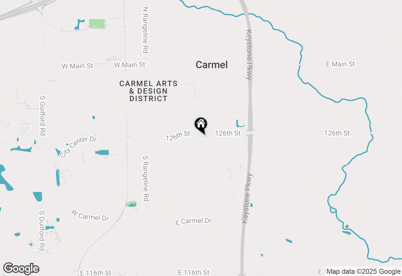 Map of 525 Gilder Drive, Carmel, IN 46032