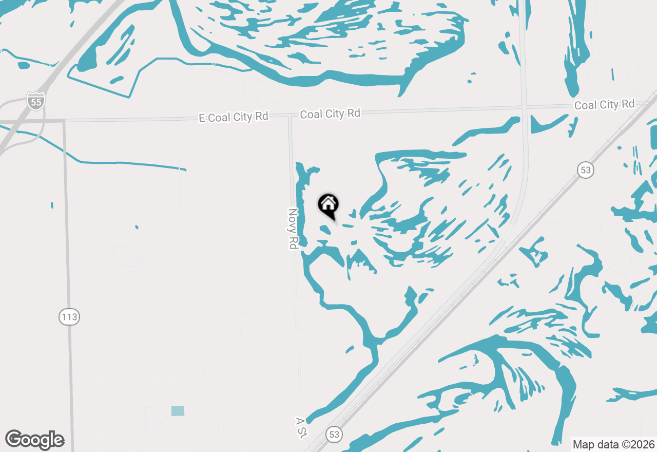 Map of 286 Fossil Ridge Road, Wilmington, IL 60481