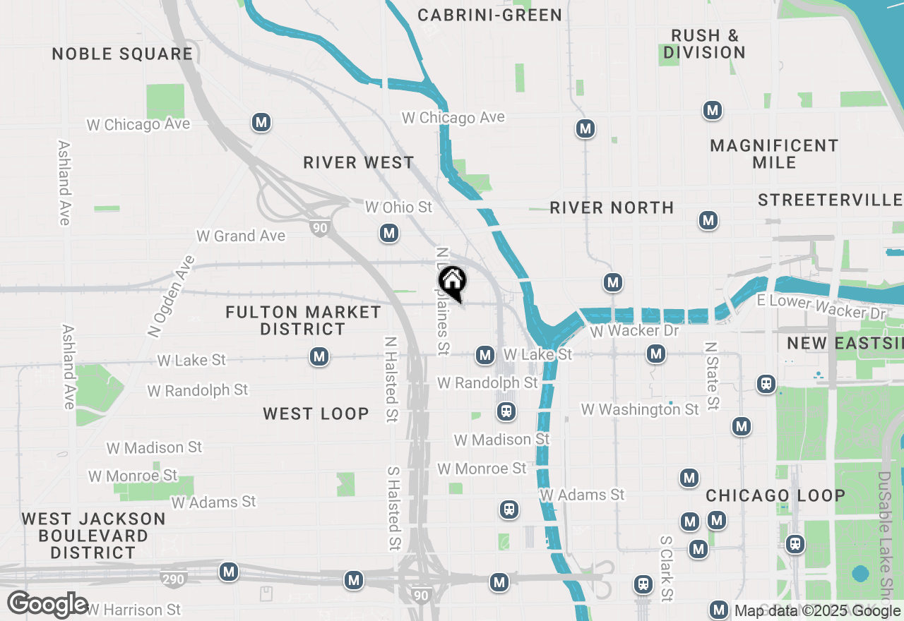 Map of 330 N Jefferson Street #706, Chicago, IL 60661
