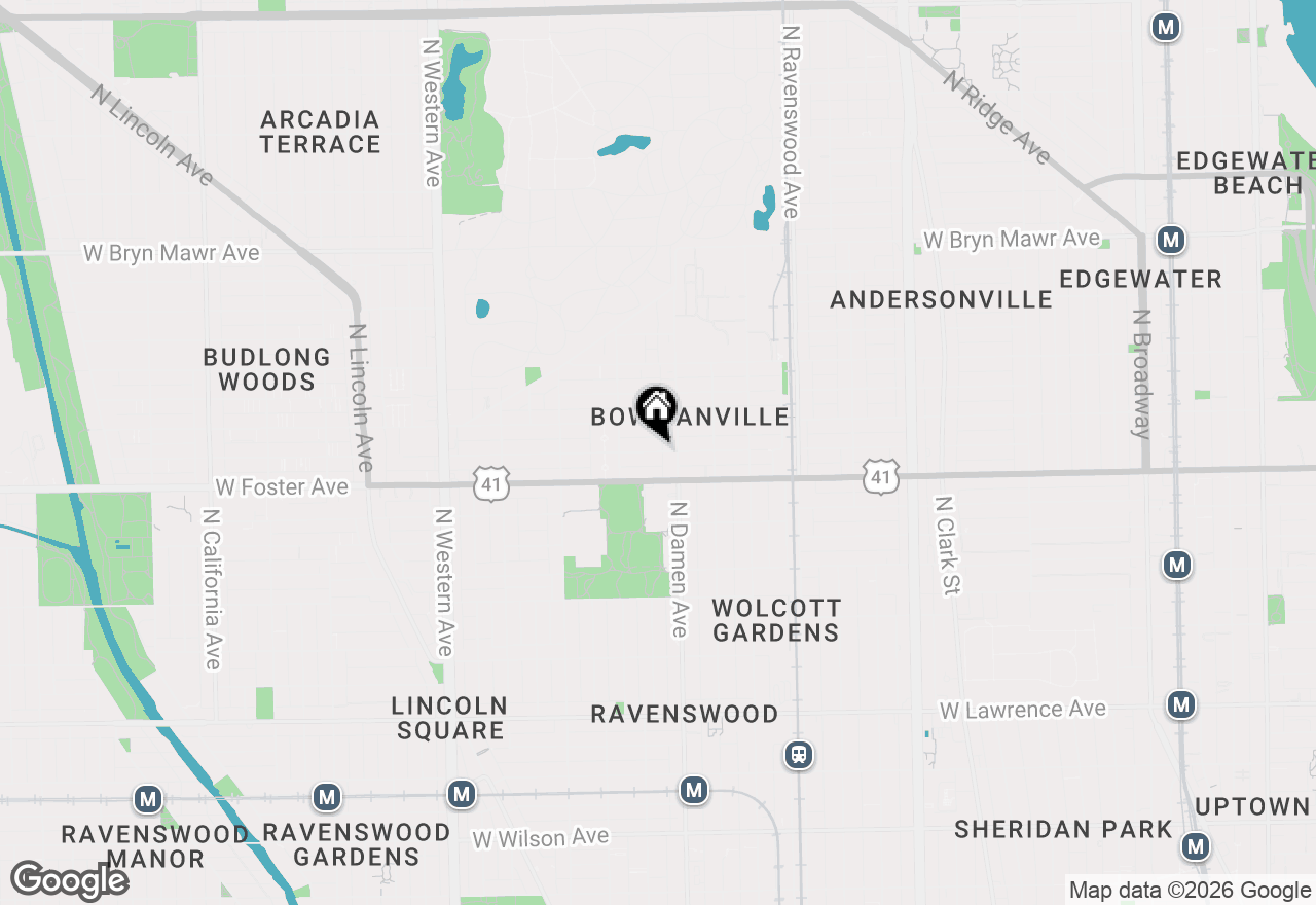 Map of 2018 W Farragut Avenue #3, Chicago, IL 60625