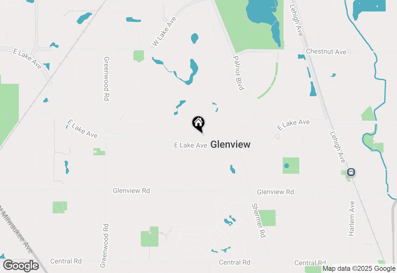 Map of (Address confidential), Glenview, Illinois 60026
