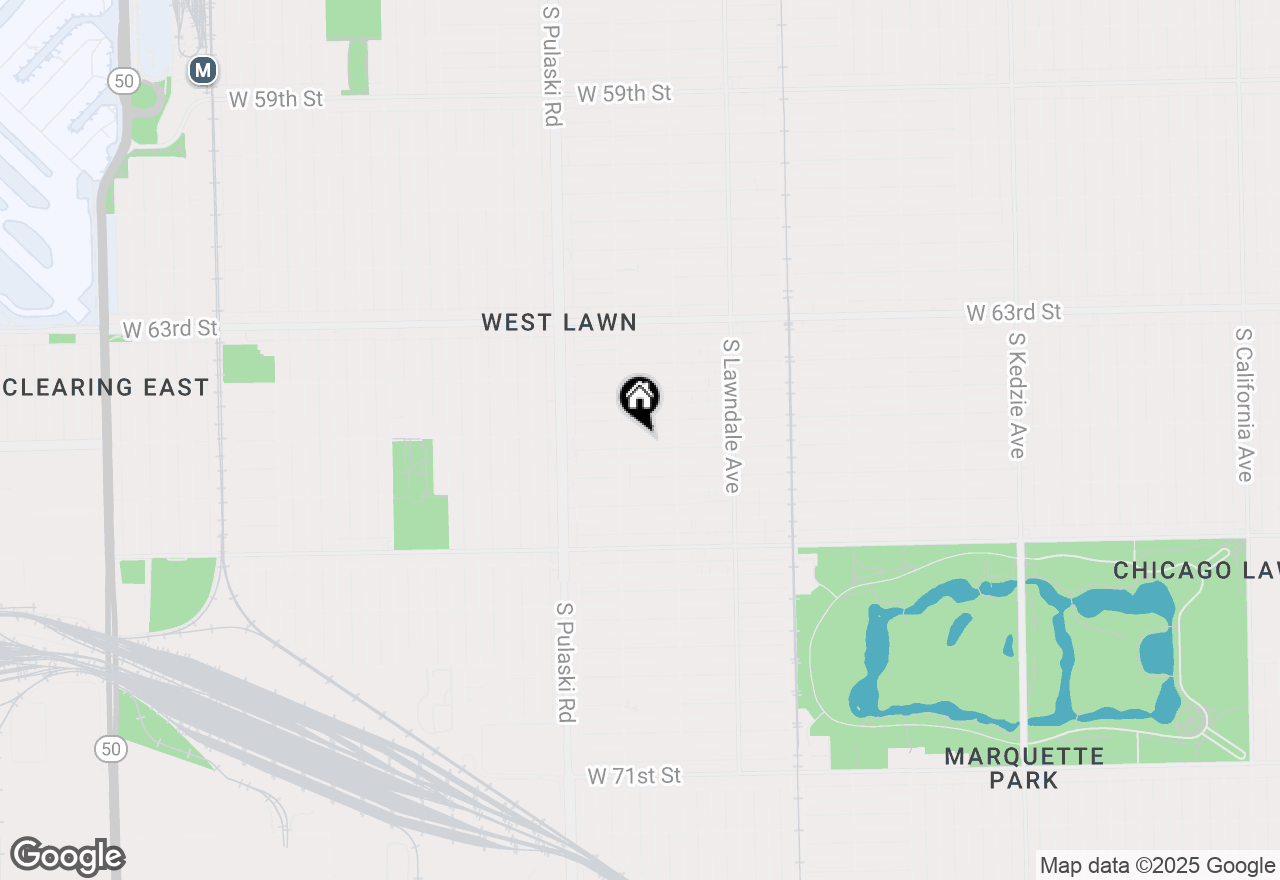 Map of 3839 W 65th Street, Chicago, IL 60629