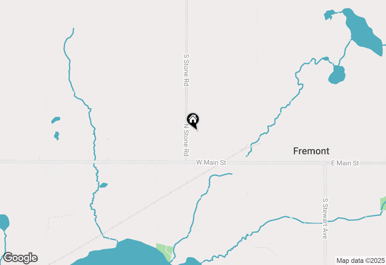 Map of 313 N Linden Avenue, Fremont, MI 49412