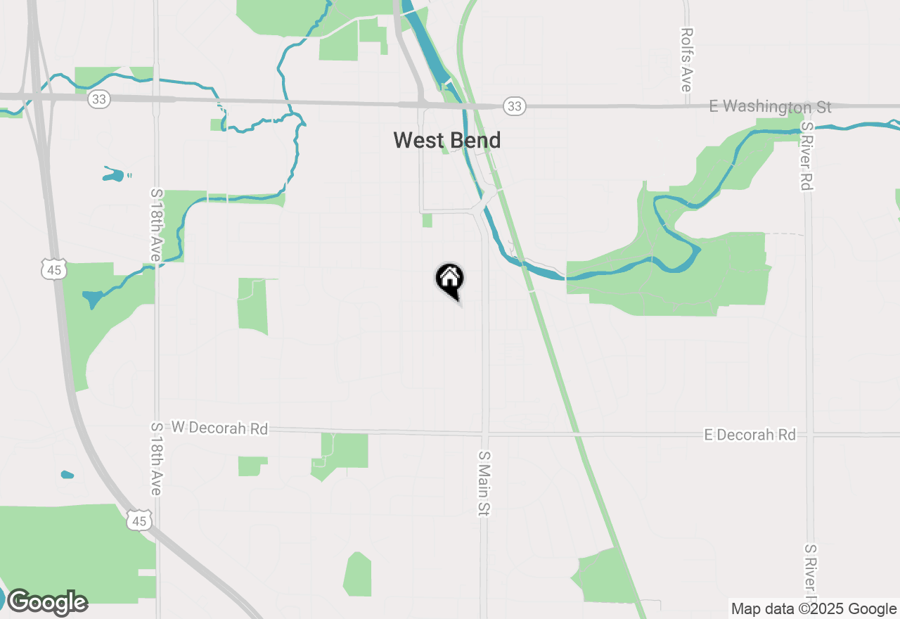 Map of 509 S 6th Ave, West Bend, WI 53095
