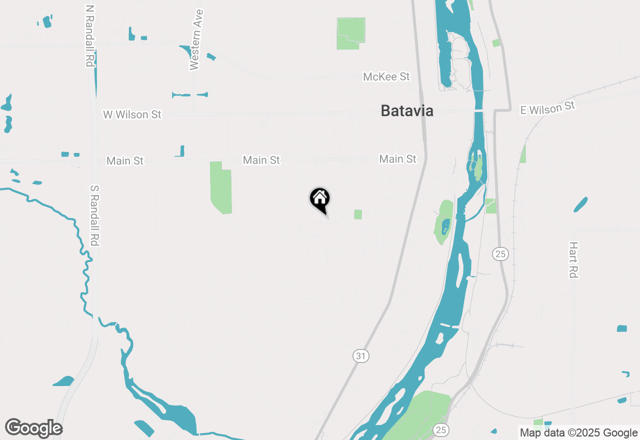 Map of (Address confidential), Batavia, Illinois 60510