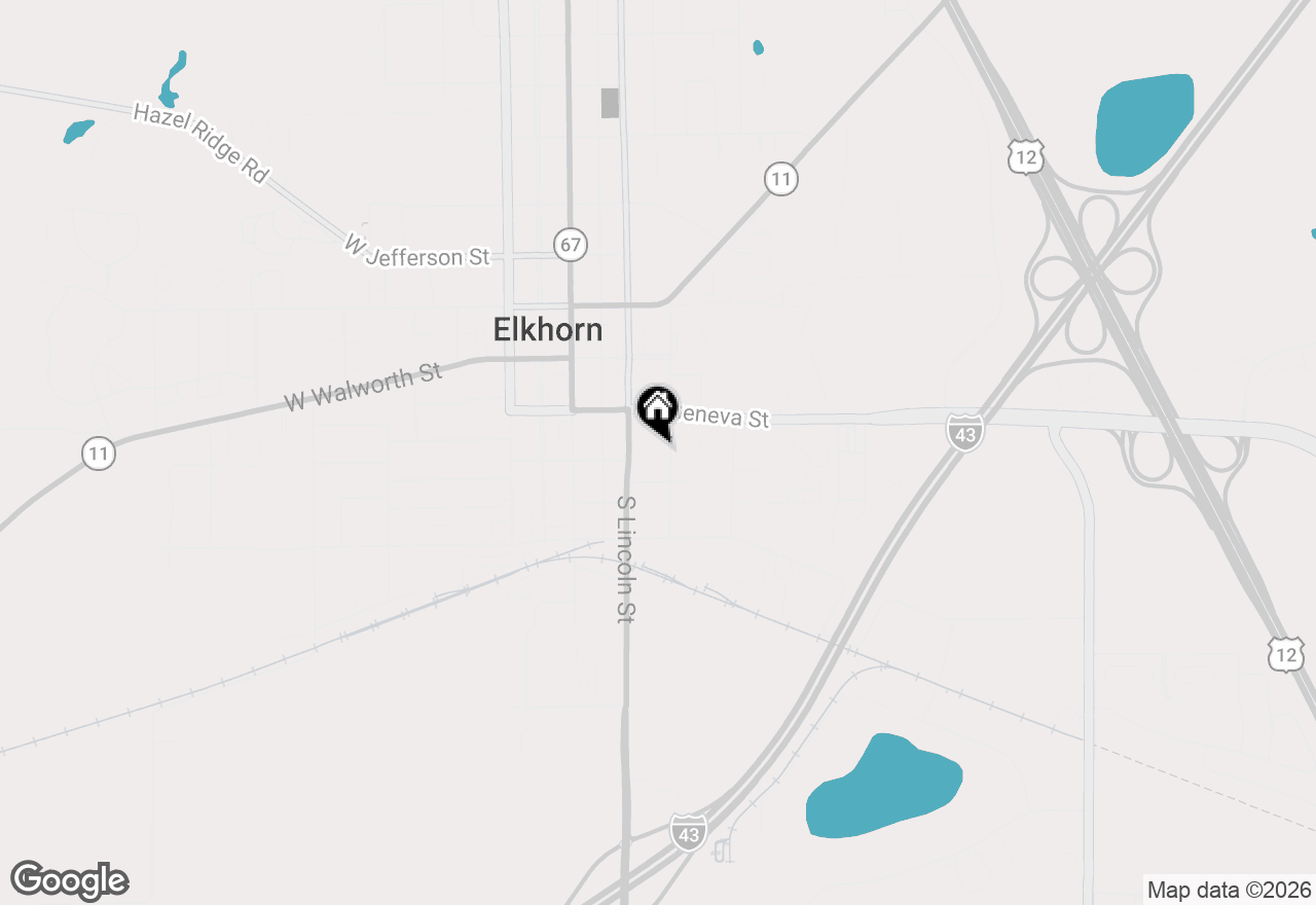 Map of 120 S Jackson St, Elkhorn, WI 53121