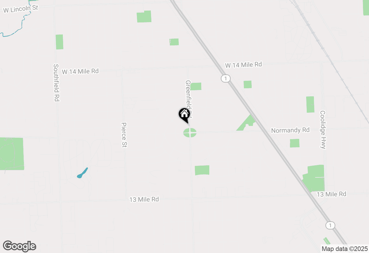 Map of 32055 Beverly Court, Beverly Hills, MI 48025