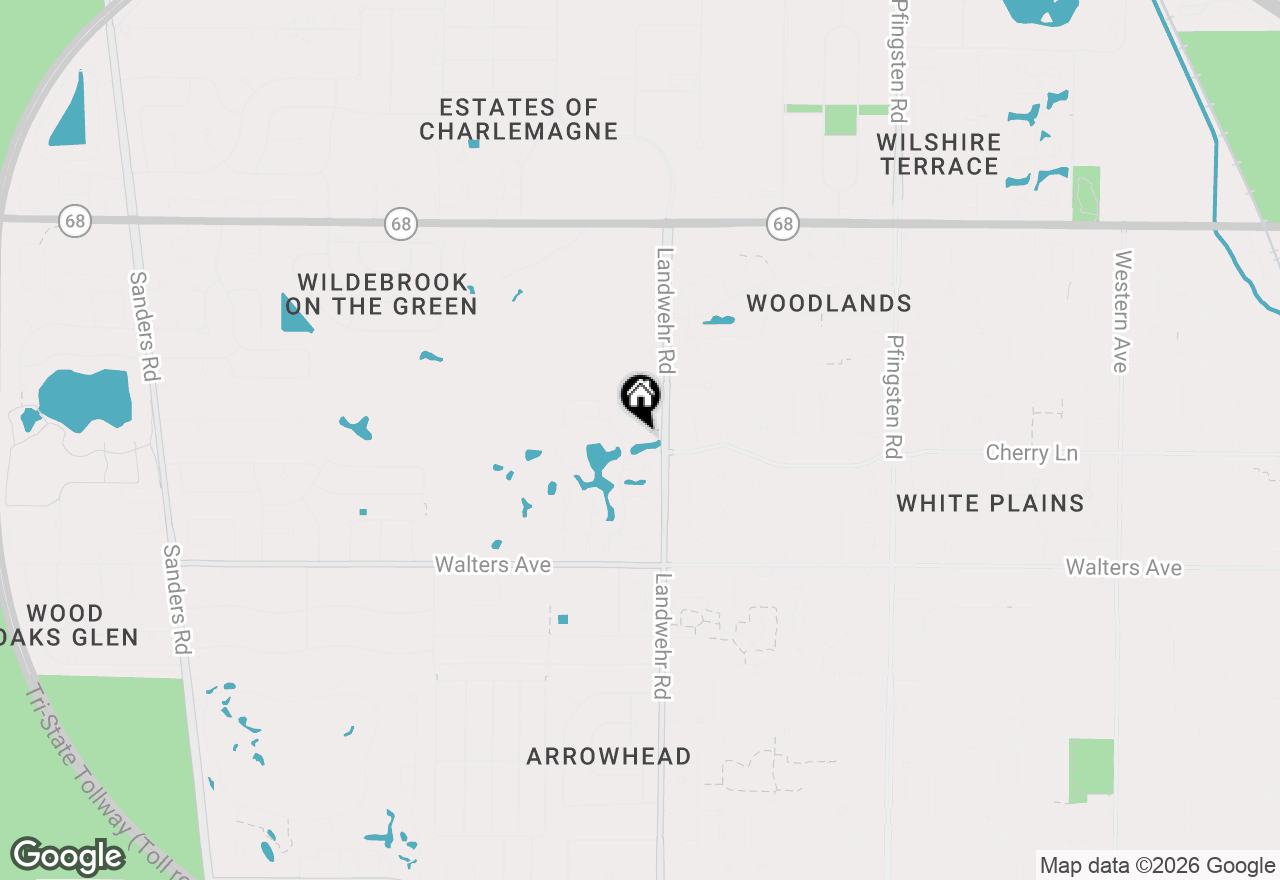 Map of 12 The Court Of Lagoon View, Northbrook, IL 60062
