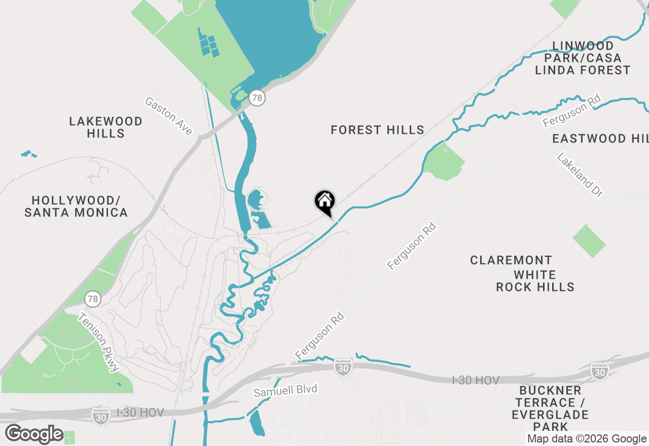 Map of 1727 Tenison Hills Court, Dallas, TX 75223