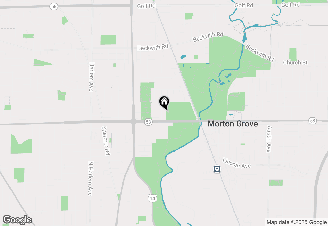 Map of 8833 Birch Avenue, Morton Grove, IL 60053