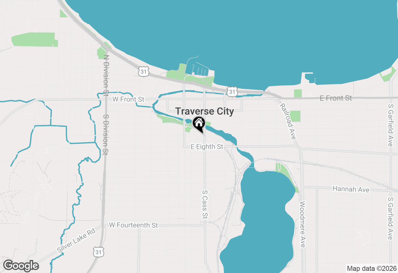 Map of 137 Lake Avenue, Traverse City, MI 49684