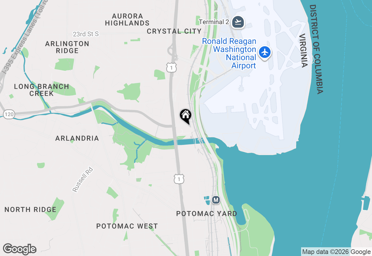 Map of 3650 S Glebe Road #442, Arlington, VA 22202