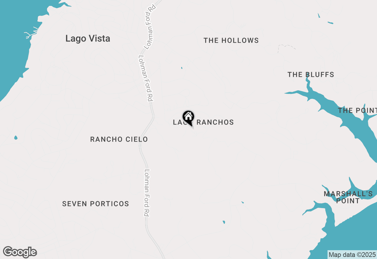 Map of 6009 La Paloma Ln, Lago Vista, TX 78645