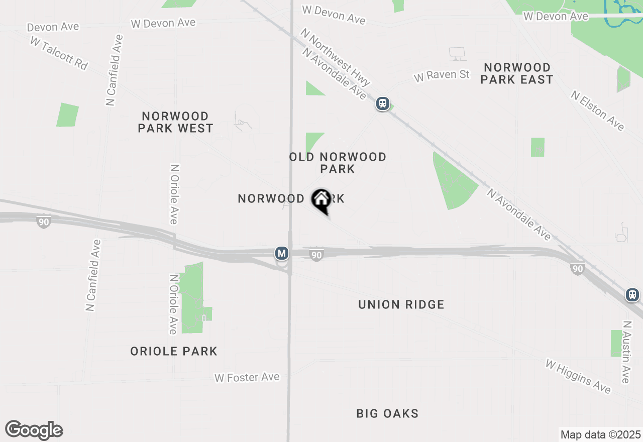 Map of 7113 W Talcott Avenue, Chicago, IL 60631