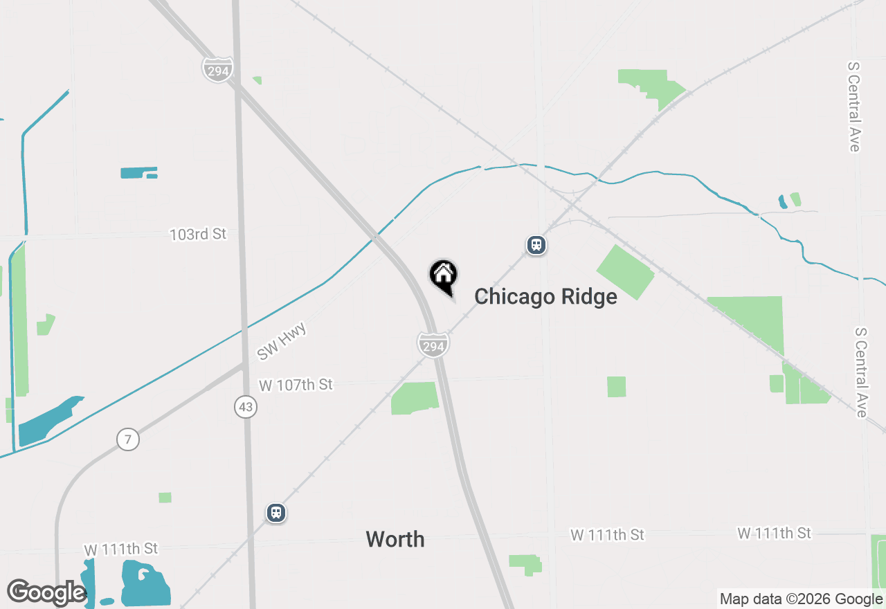 Map of 10437 Natoma Avenue #11, Chicago Ridge, IL 60415